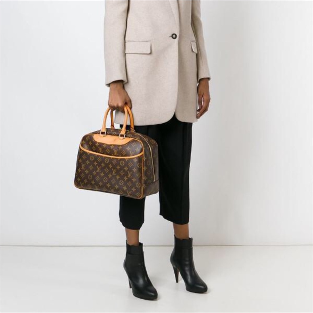 Louis Vuitton Brown and Tan Satchel